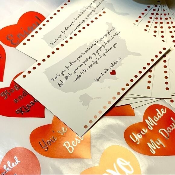 72 P	C BUNDLE MAILERS COMPLETE W CARDS / STICKER NWT THANK YOU SHIPPING BUSINESS - Picture 8 of 11